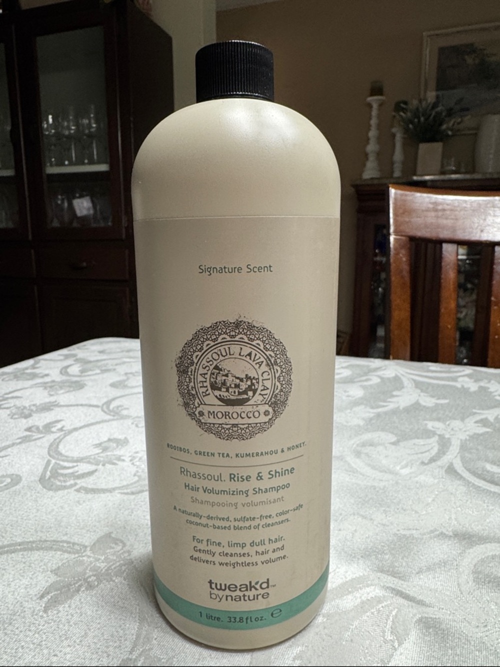 NEW Rhassoul “Tweak’d by Nature “Rise & Shine” hair volumizing shampoo. 1 litre.